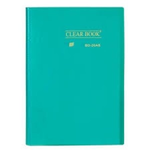 PASTA CATALOGO COM 20 PLASTICOS A4 YES  BD20AS VERDE-UN