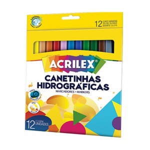 HIDROCOR 12 CORES ACRILEX