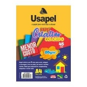 BLOCO LUMI A4  85G 45F/5C USAPEL 25064  - BL