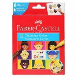 HIDROCOR 12 CORES FABER CARAS&CORES