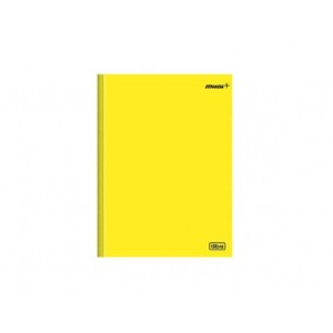 CADERNO BROCHURAO 48F CAPA DURA  AMARELO TILIBRA  - UN