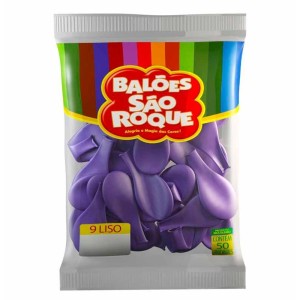 BEXIGA 9.0 LILAS BABY 50 UNIDADES SAO ROQUE IMPERIAL-PC