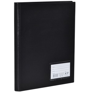 PASTA CATALOGO COM 50 PLASTICOS ACP 124 COM VISOR PRETO - UN