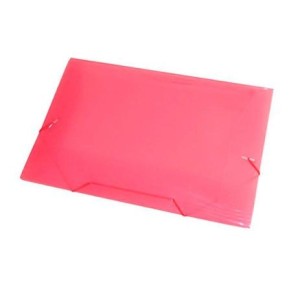 PASTA ABA ELASTICO  PLASTICA OFICIO ACP 1021.VERMELHO - UN