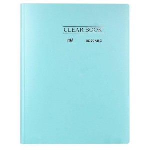 PASTA CATALOGO A4 COM 20 PLASTICOS YES BD20ABC AZUL - UN