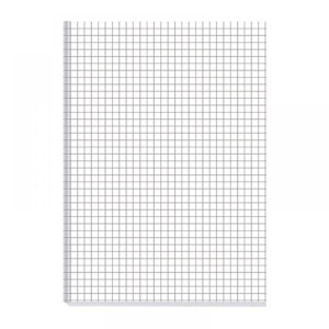 ALMACO QUADRICULADO 10X10 PACOTE COM 10 FOLHAS