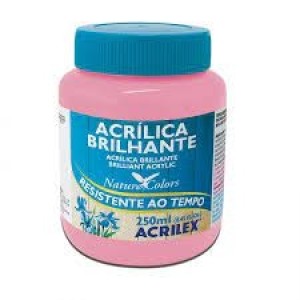 TINTA ACRILICA BRILHANTE 100ML 537/ROSA  ACRILEX